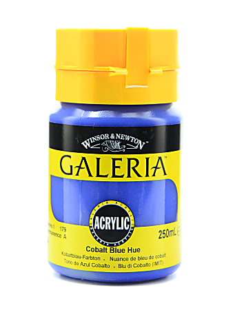 Winsor & Newton Galeria Flow Formula Acrylic Colors, 250 mL, Cobalt Blue Hue, 179, Pack Of 2