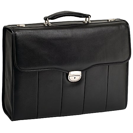 McKleinUSA North Park Leather Briefcase, Black