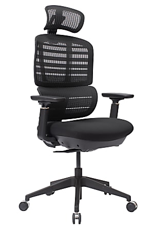 WorkPro Momentum Ergonomic MeshMesh Active High Back Chair BlackBlack BIFMA  Compliant - Office Depot