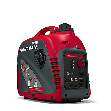 Powermate PM2000i Portable Inverter Generator With 1.2-Gallon Tank