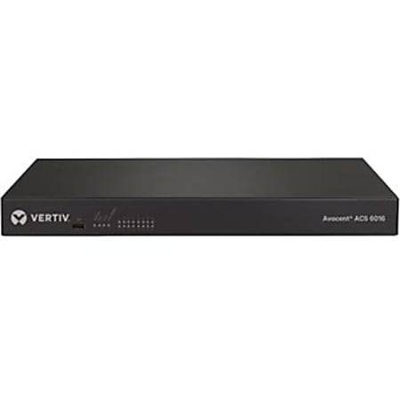 Avocent ACS Advanced Console Server 6032 - Console server - 32 ports - GigE, RS-232 - analog ports: 1 - DC power - 1U