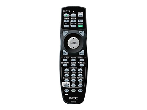 NEC RMT-PJ35 - Remote control - for NEC NP-PH1000, PH1400, PX2201, PX700, PX700W-08, PX750, PX800, PX800X-08