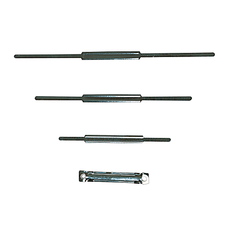 Prong Fastener Compressor, 2 3/4" Center To Center, Box Of 100 (AbilityOne 7510-00-291-0140)