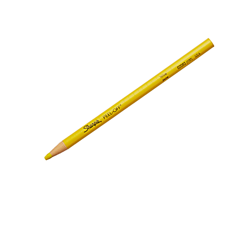 Industrial Phano Peel-Off China Marker Pencils Yellow 12-Pack 