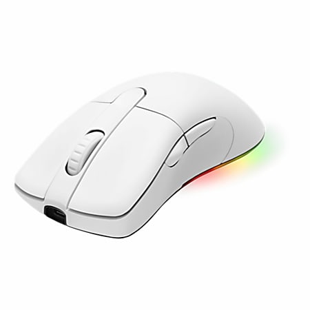 Deltaco Gaming Wireless Gaming Mouse, White, GAM107W