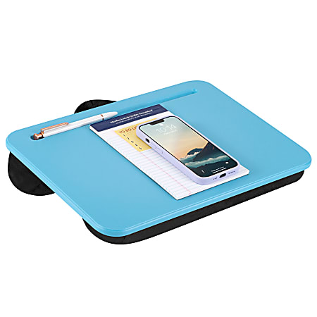 LapGear Compact Lap Desk, 2"H x 13.75"W x 10"D, Alaskan Blue