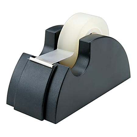 75% Recycled Tape Dispenser, 1" Core, Black (AbilityOne 7520-00-240-2411)