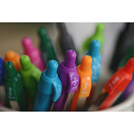 Zebra Z-Grip - Penna A Sfera Liscia, 1,0 Mm, Motivo Fiamma, A Righe