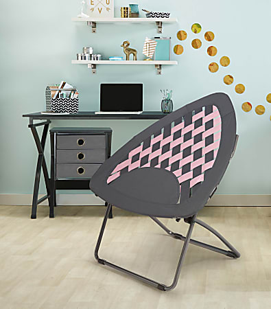 Brenton Studio Triangle Bungee High Back Folding Chair Assorted