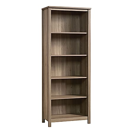 Sauder® County Line Library 5-Shelf Bookcase, Salt Oak