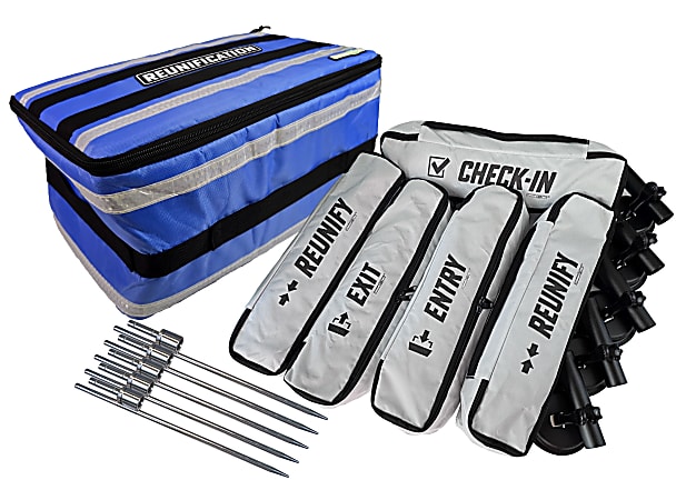 Command GoBag™ Reunification System Flag Kit, Blue