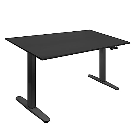 Mount-It! Dual Motor Electric 55"W Adjustable Height Standing Desk, Black