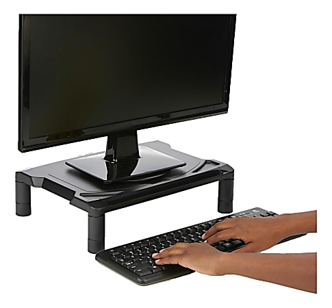 Mind Reader Rotative Extra Wide Adjustable Monitor Riser 3 516 H x 15 ...
