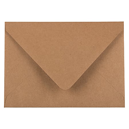 JAM Paper® Envelopes, A6, Peel & Seal, Brown,