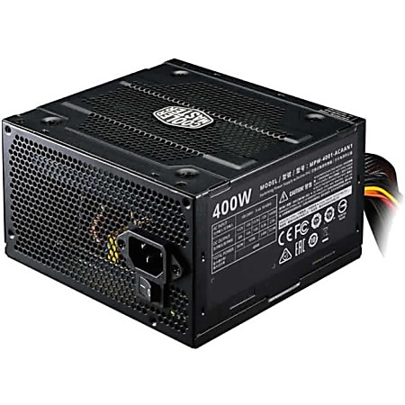 Cooler Master Elite V3 MPW-4001-ACAAN1 Power Supply - Internal - 120 V AC, 230 V AC Input - 12 V DC @ 30 A, 5 V DC @ 14 A, 3.3 V DC @ 14 A, -12 V DC @ 300 mA, 5 V @ 2.5 A Output - 400 W - 1 +12V Rails - 1 Fan(s) - 75% Efficiency