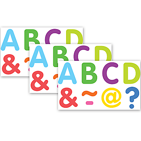 Teacher Created Resources 2" Magnetic Letters, Colorful