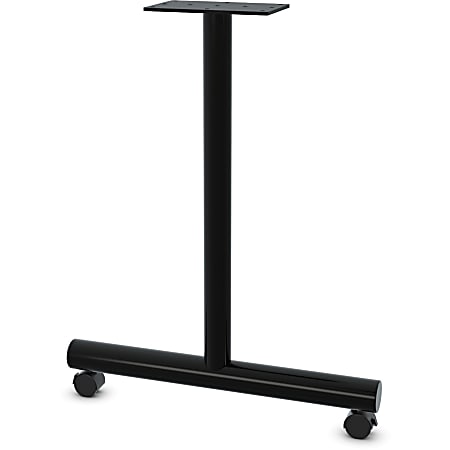 Lorell Tabletop Wheeled T-Leg Base - 27.8 Lorell Tabletop Wheeled T-Leg Base - 27.8