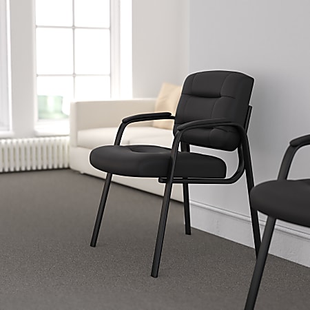 Flash Furniture Flash Fundamentals Executive Reception Chair, Black