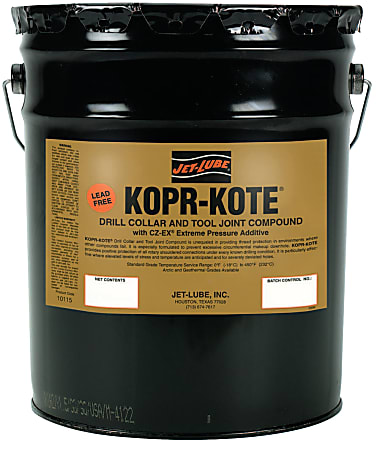 Jet-Lube Kopr-Kote® Oilfield Drill Collar And Tool Joint Compound, 5 Gallons