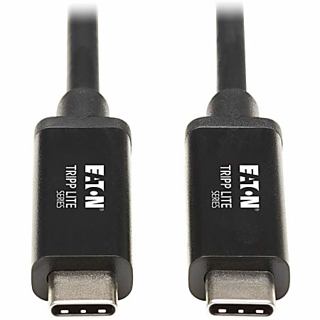 Tripp Lite Thunderbolt 3 Cable 20 Gbps Passive 5A 100W PD 4K USB C M/M 1.5M - First End: 1x USB Type C Male Thunderbolt 3 - MTB301M55AB