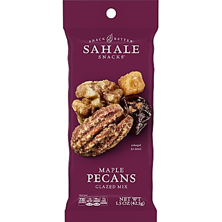 Sahale Snacks Glazed Pecans Snack Mix - Gluten-free, Individually Wrapped, Non-GMO, No Artificial Color, No Artificial Flavor, Preservative-free - Assorted - 1.50 oz - 18 / Carton