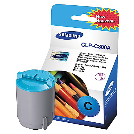 Samsung CLP-C300A Cyan Toner Cartridge