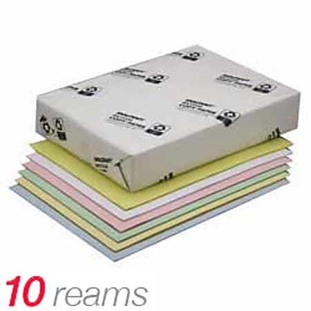 SKILCRAFT® Mimeograph Paper, Letter Size Paper, 50% Recycled, 500 Sheets Per Ream, Case Of 10 Reams (AbilityOne)