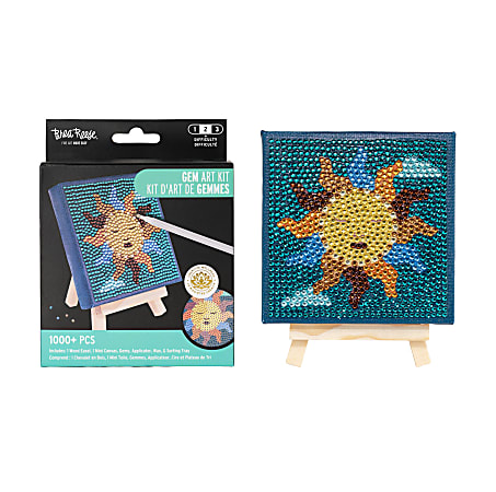 Brea Reese Mini Gem Art Kit, Sun, Total Qty 1
