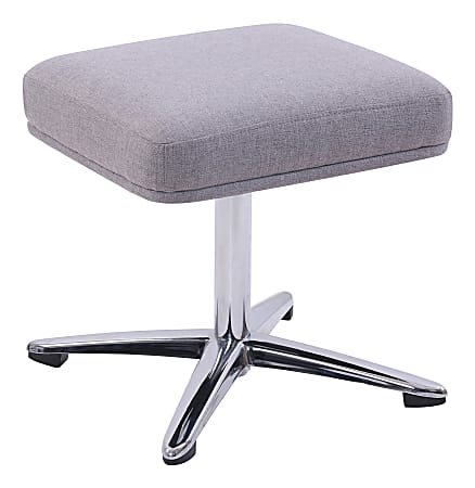 Lorell® Upholstered Ottoman, Gray