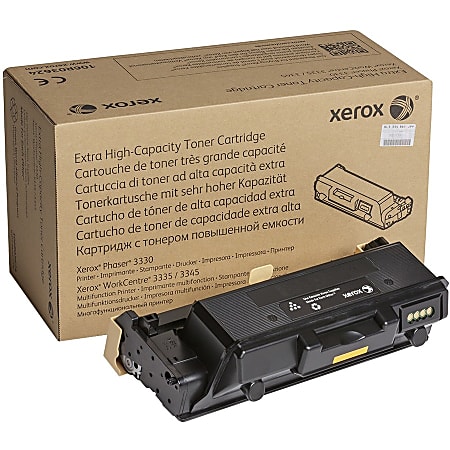 Xerox® 3330/3300 Black Extra-High Yield Toner Cartridge, 106R03624