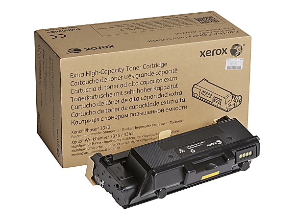 Xerox® 3330/3300 Black Extra-High Yield Toner Cartridge, 106R03624