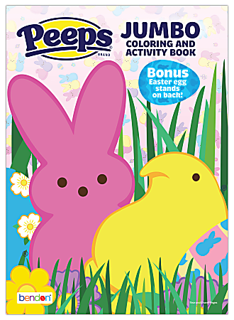 Bendon Jumbo Coloring &amp; Activity Book, Peeps