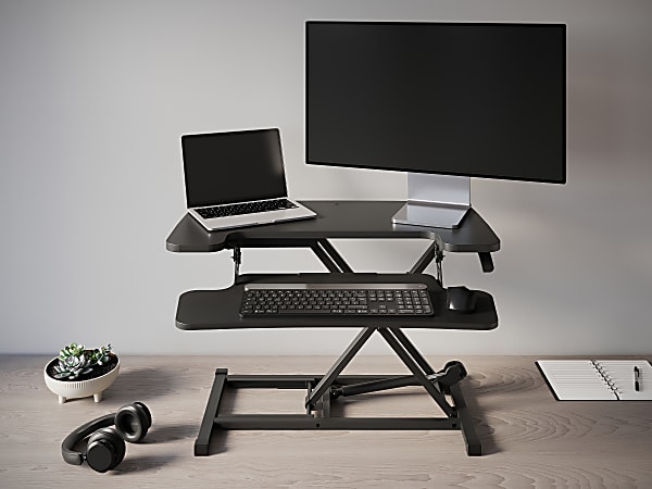 Office Depot Desk Riser Blocks Onward Hire Rooms Battle Scars