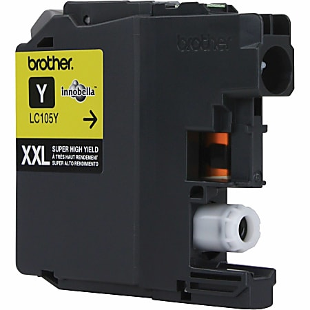 Brother LC105 High Yield Yellow Ink Cartridge LC105Y - Office Depot