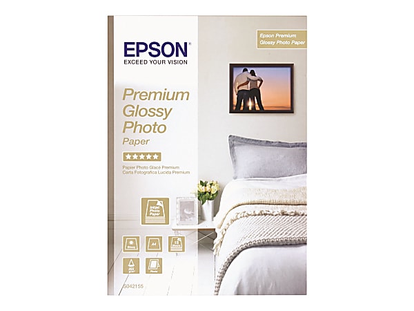 Epson® Premium Photo Paper, C, 17" x 22", Glossy, 25 Sheets