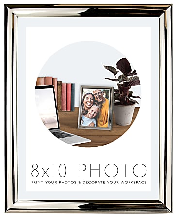 Metal Photo Frame, 8” x 10”, Silver