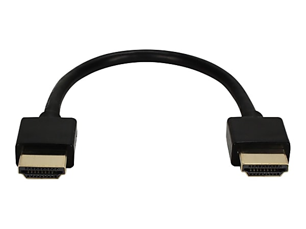 QVS High-Speed HDMI UltraHD 4K With Ethernet Flexible Cable, 0.5"