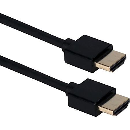 QVS High-Speed HDMI UltraHD 4K With Ethernet Flexible Cable, 0.5"