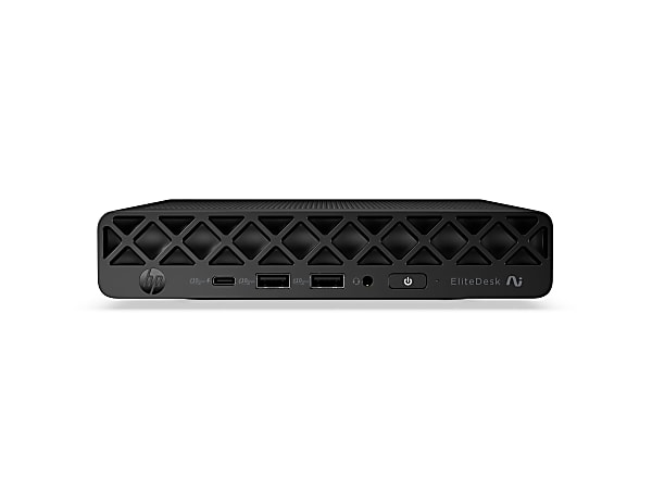 HP EliteDesk 8 G2i Next Gen AI PC, Mini Core Ultra 7, vPro, 32 GB, SSD 512 GB, Win 10 Pro, Jack Black, Smart Buy, with HP Wolf Pro Security Edition