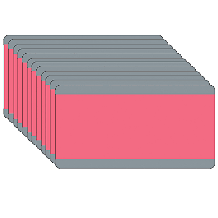 Ashley Productions Big Reading Guides, 3-3/4" x 7-1/4", Rose, Pack Of 12 Guides