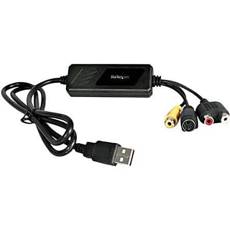 StarTech.com USB S-Video and Composite Video Capture Device Cable with Audio