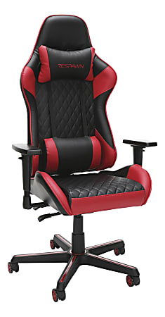 Respawn 100 Racing-Style Bonded Leather Gaming Chair, Red/Black