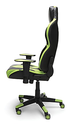 Respawn 104 Racing Style Bonded Leather Gaming Chair GreenBlack