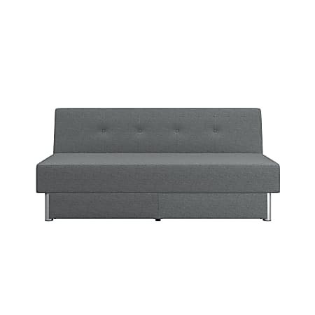 Serta Lifestyle Solutions Wallace Convertible Sofa, Charcoal