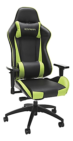 Respawn 105 Racing Style Bonded Leather Gaming Chair GreenBlack
