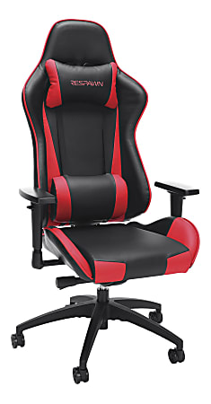 Respawn 105 Racing-Style Bonded Leather Gaming Chair, Red/Black