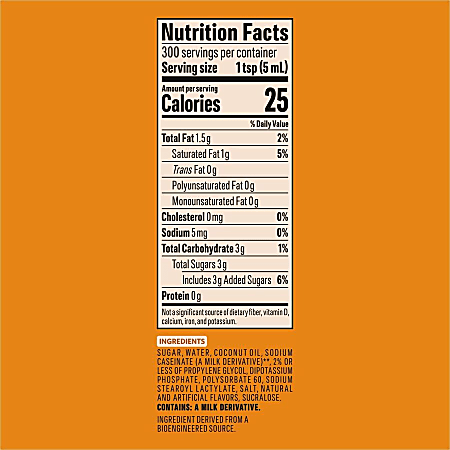 Nestle Caramel Liquid Creamer - Caramel Flavor - 50.72 fl oz (1.50 L) - 1EachBottle - 300 Serving
