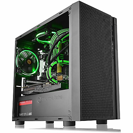 Thermaltake Versa H18 TG Computer Case Micro Tower Black
