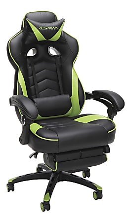 Respawn 110 Racing Style Bonded Leather Gaming Chair GreenBlack