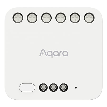 Aqara Dual Relay Module, 0.9 x 1.8 x 1.9 in., White, 1